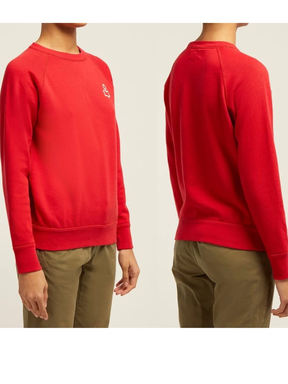 Isabel Marant Etoile red sweatshirt